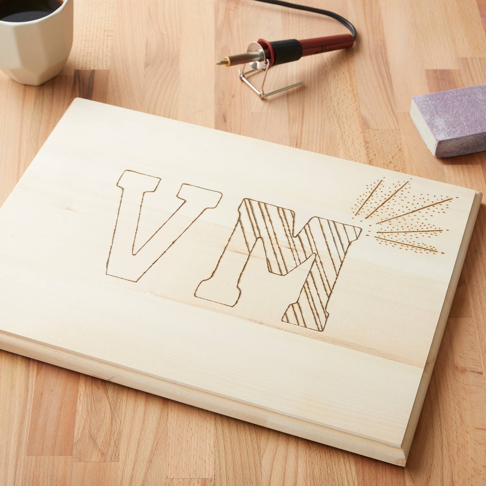 12" x 16" Basswood Rectangle Plaque by Make Market®
